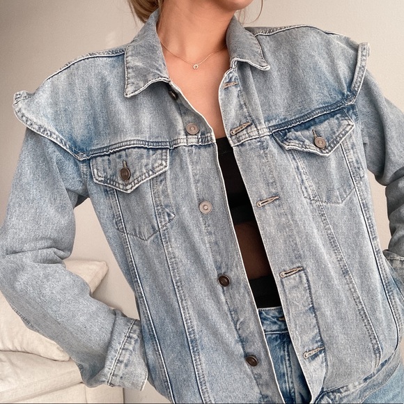 Lulus denim jacket - Picture 6 of 9